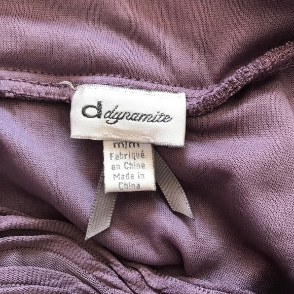 Dynamite mauve purple bodycon sheath dress M - Picture 5 of 6